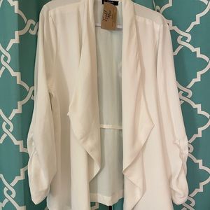 White blazer, NWT, Perch, 3X